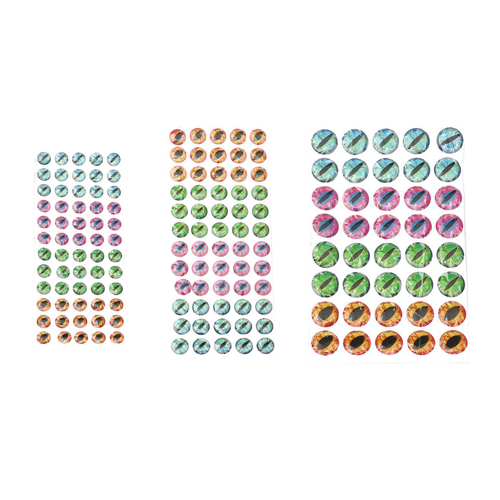 ABS Fish Eye 6 / 812mm 4D Holographic Bait Eye Fly Tying Jigs Crafts ABS Fish Eye 6 / 812mm 4D Holographic Bait Eye Fly Tying Jigs Crafts
