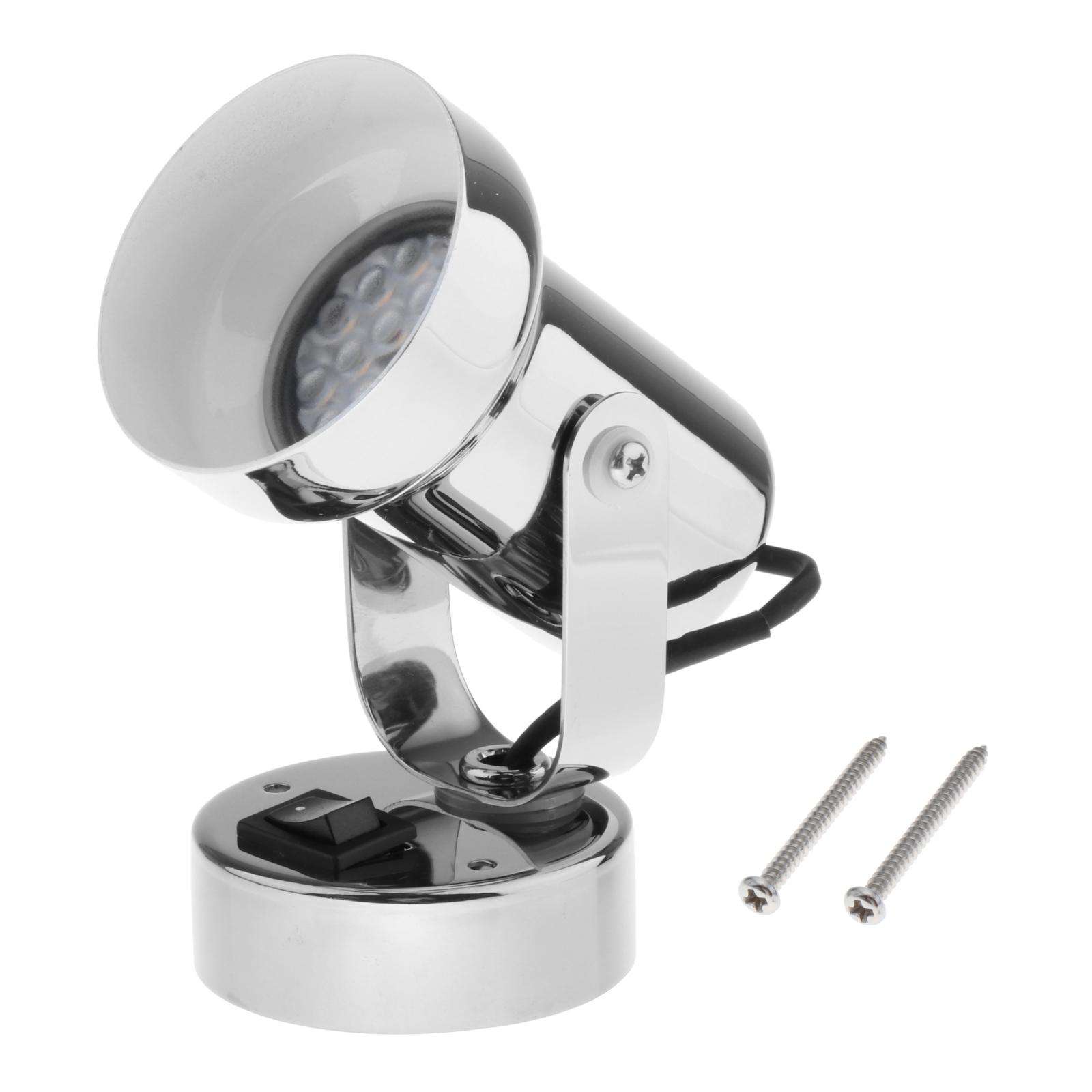 12V Marine Boat Interior LED Reading Light 3W RV Boat Camper Warm White Wall Lamp 12V Marine Boat Interior LED Reading Light 3W RV Boat Camper Warm White Wall Lamp