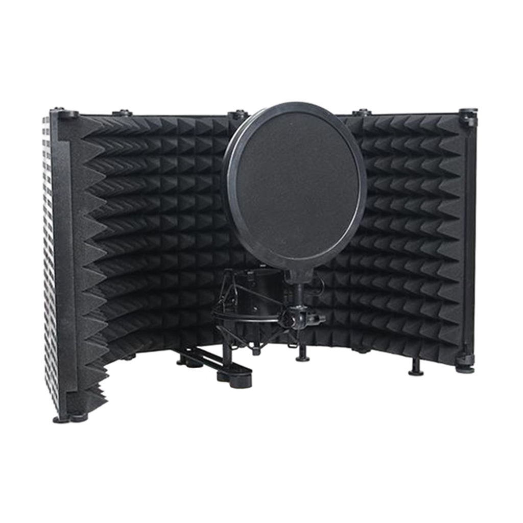 Broadcast Studio Microphone Isolation Shield Filter Wind Screen Isolation Shockproof Mount Holder for Sound Recording Broadcast Studio Microphone Isolation Shield Filter Wind Screen Isolation Shockproof Mount Holder for Sound Recording