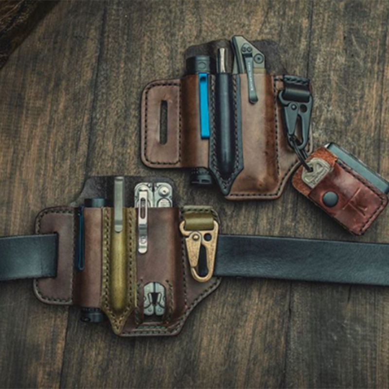 Multitool Leather Pocket Organizer Belt Waist Bag Multitool Leather Pocket Organizer Belt Waist Bag