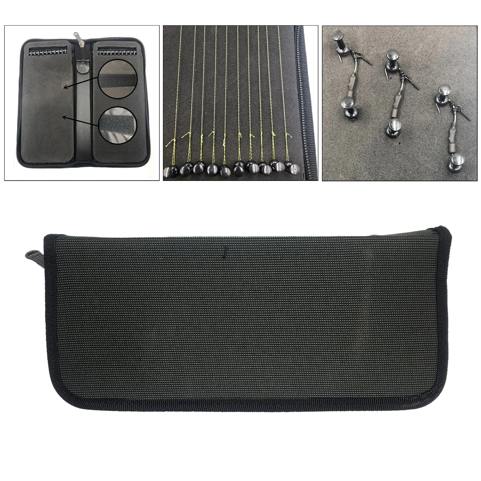 Stiff Rigs Wallet Stiff Tackle Box Holds Hair Rigs with 20 Pins Carp Fishing