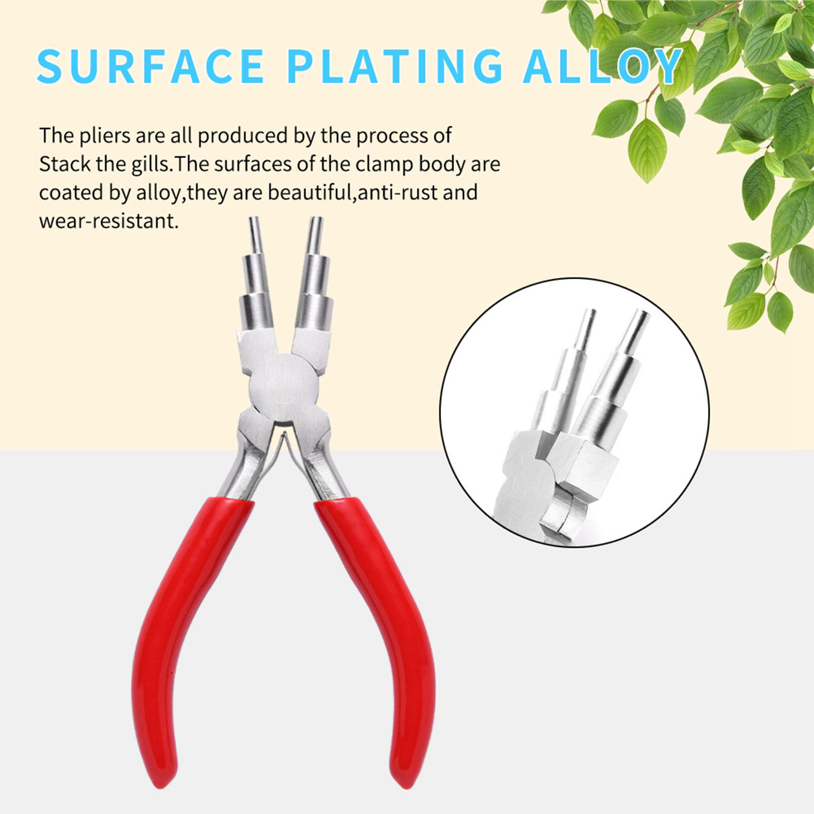 Bail Making Pliers DIY Jewelry Tool Sets Carbon Steel Round Nose Pliers Jewelry Wire Looping Forming for Jewelry Making Tools Bail Making Pliers DIY Jewelry Tool Sets Carbon Steel Round Nose Pliers Jewelry Wire Looping Forming for Jewelry Making Tools