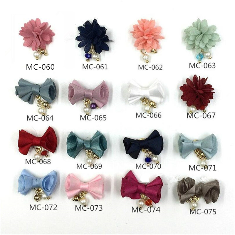10pcs Fabric Bowknot Flower 3D Nail Art Decorations Detachable Magnet Nail Jewelry Pendant Charms DIY Manicure Nail Accessories 10pcs Fabric Bowknot Flower 3D Nail Art Decorations Detachable Magnet Nail Jewelry Pendant Charms DIY Manicure Nail Accessories