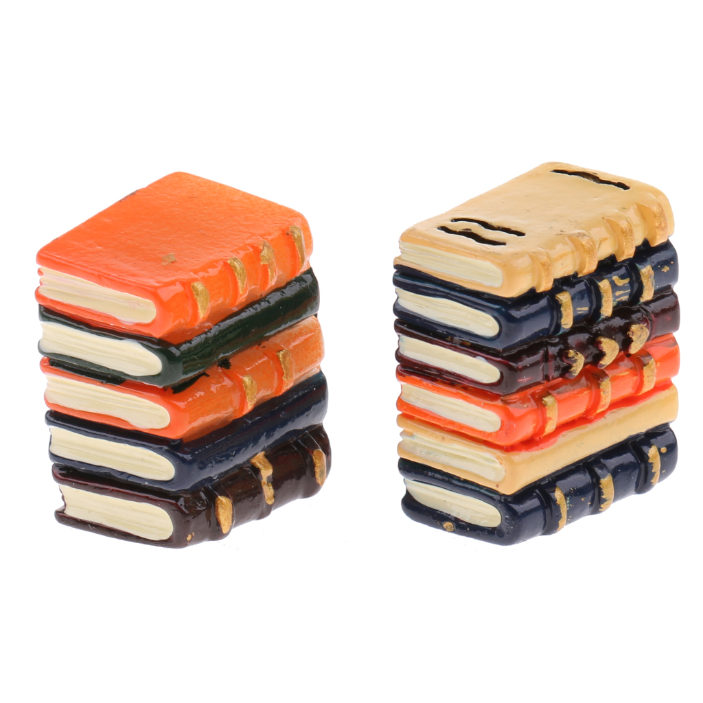 1/12 Scale Resin Books Dollhouse Miniature Bookshelf Decoration Accessories 1/12 Scale Resin Books Dollhouse Miniature Bookshelf Decoration Accessories