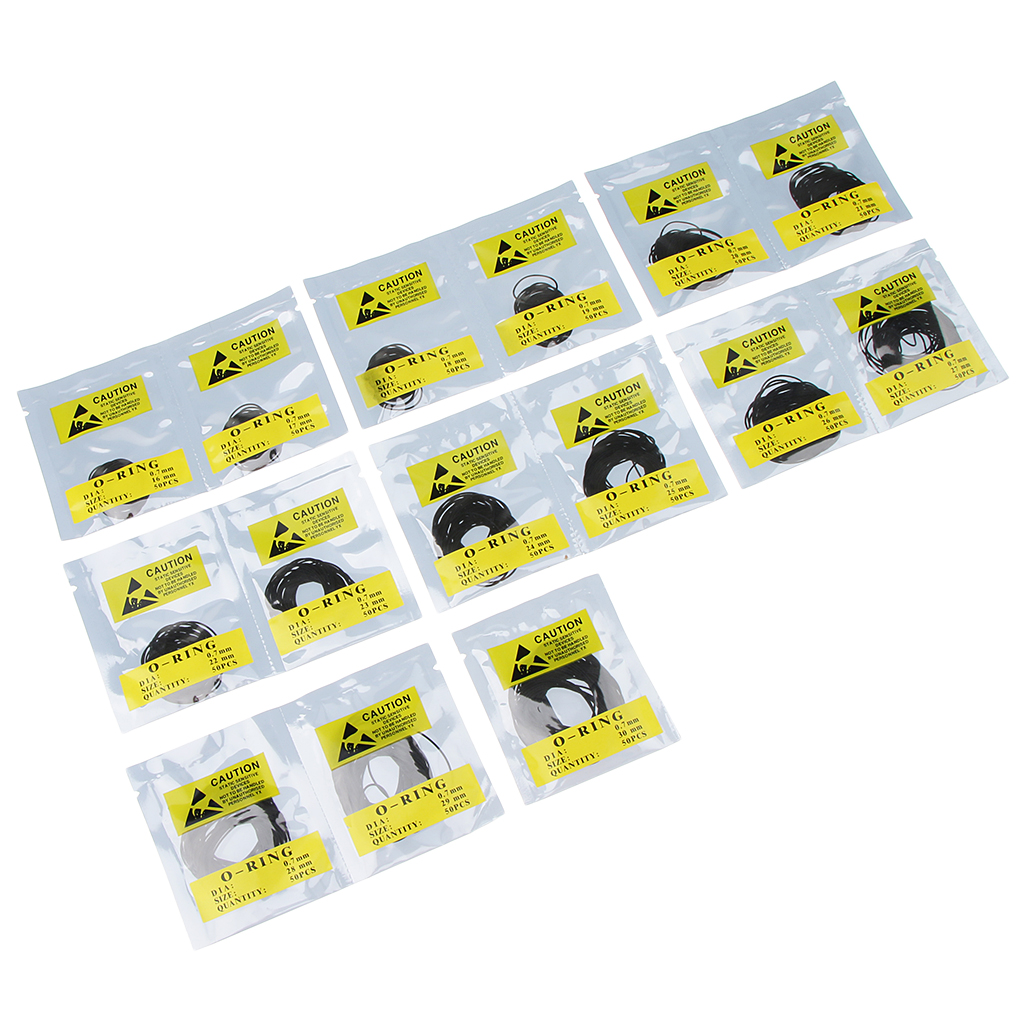 750Pcs O Ring Wristwatch Back Gasket Rubber Seal Washers Set Watch Gasket 750Pcs O Ring Wristwatch Back Gasket Rubber Seal Washers Set Watch Gasket