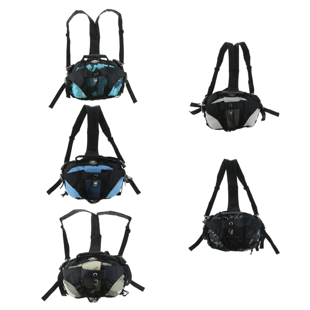 Skates Bags - for Quad Roller Skates Inlines Storage Carry, Double Shoulder Strap Waist Bags