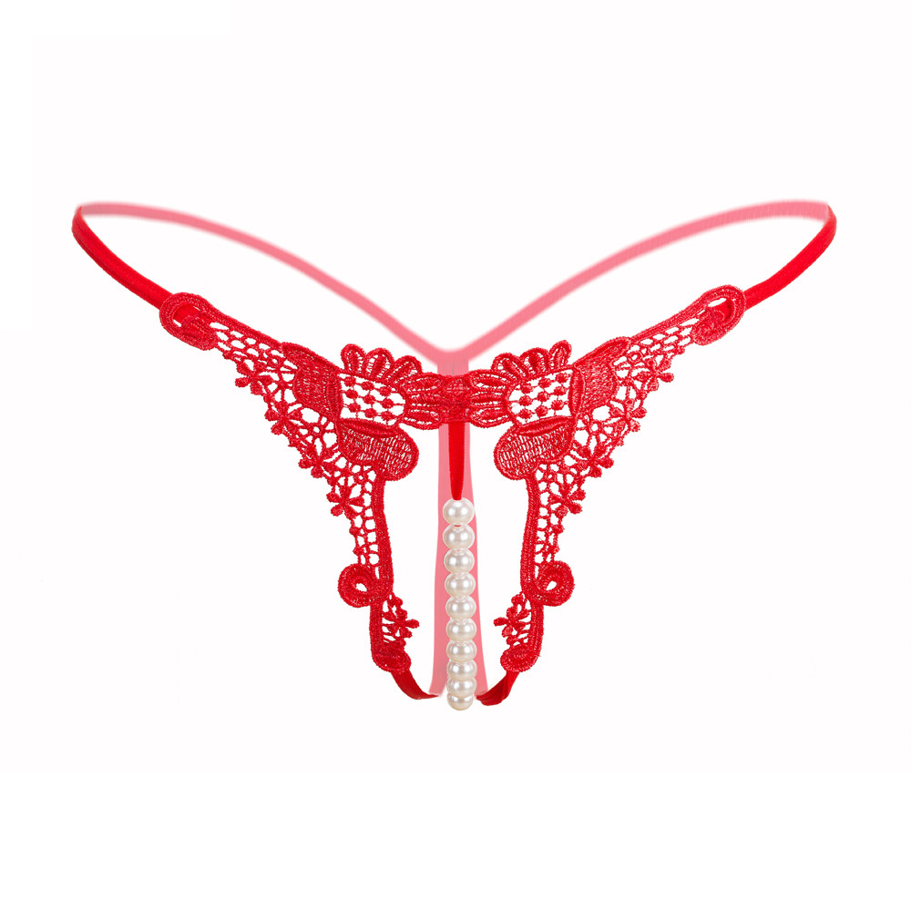 Трусики с Шариками Lover's Thong With Stroker Beads 3002006003/0060-03 BX SE - California Exotic Novelties - Трусики с доступом - Купить