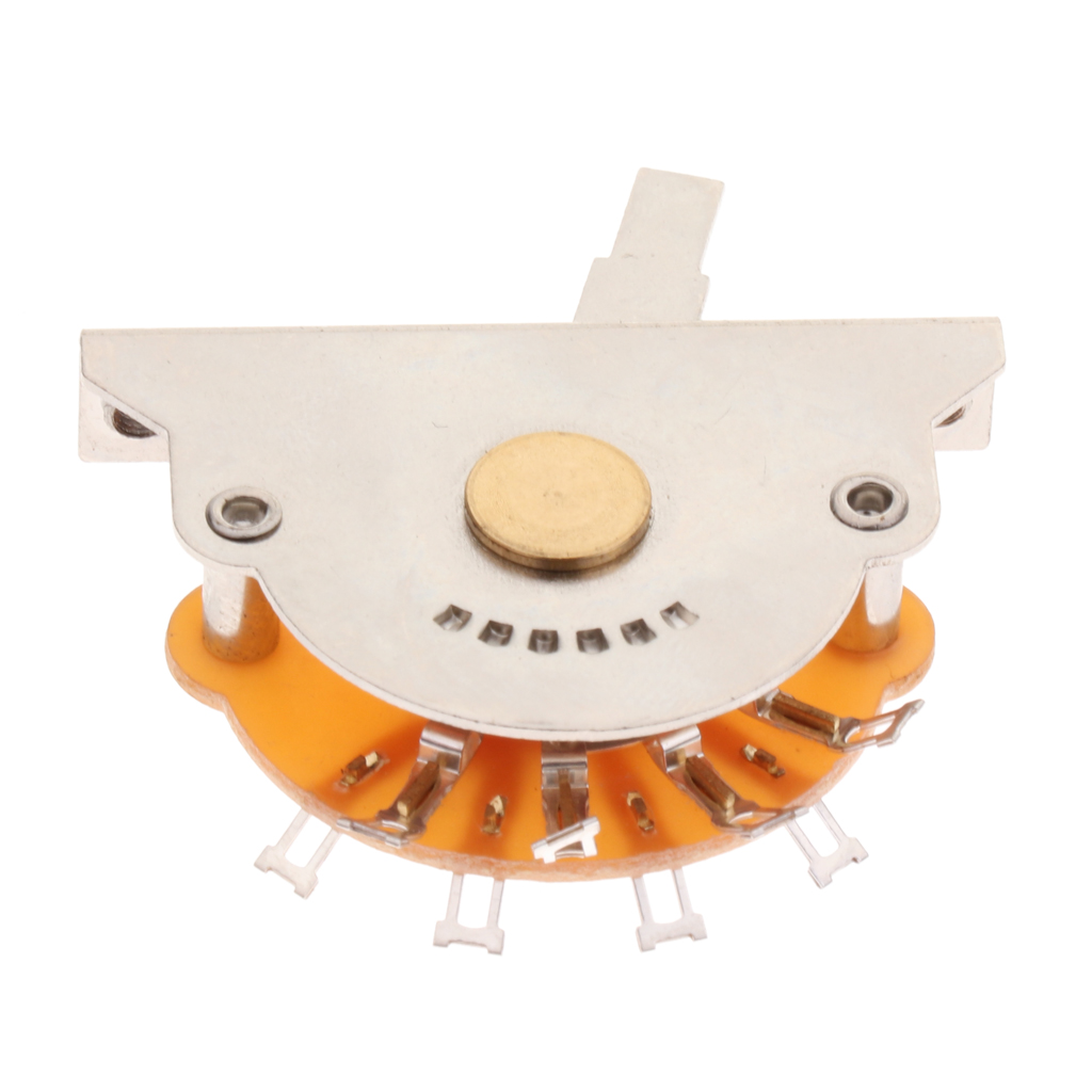 1 Set of Alloy 5 Way Pickup Selector Switches with Tips for Electric 1 Set of Alloy 5 Way Pickup Selector Switches with Tips for Electric