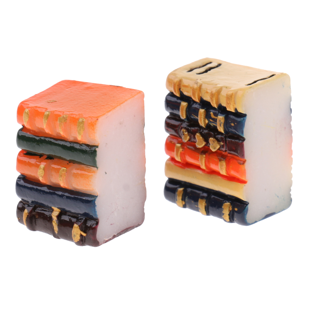 1/12 Scale Resin Books Dollhouse Miniature Bookshelf Decoration Accessories 1/12 Scale Resin Books Dollhouse Miniature Bookshelf Decoration Accessories