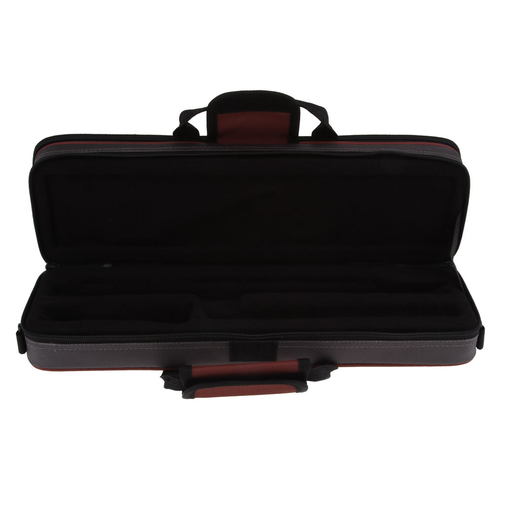 Flute Case Gig Bag Box Waterproof Lightweight for 16 Holes Flute with Exterior Pocket Woodwind Instruments Flute Case Gig Bag Box Waterproof Lightweight for 16 Holes Flute with Exterior Pocket Woodwind Instruments