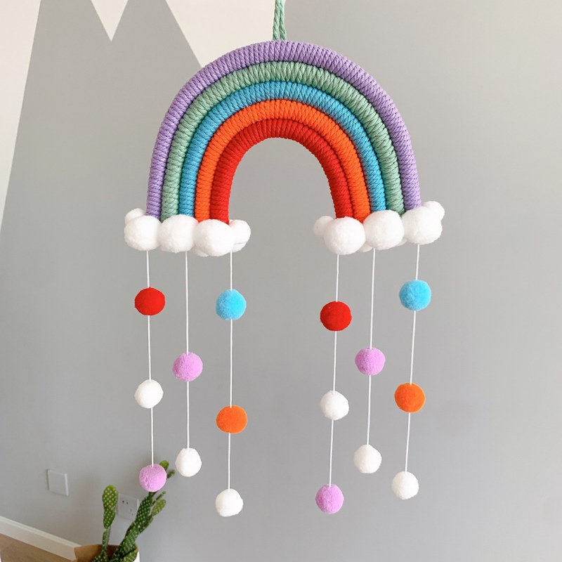 Kawaii Rainbow Macrame Wall Hanging 6 Hf9ed94f0d527420ebddf7a2d4d60c9d7B