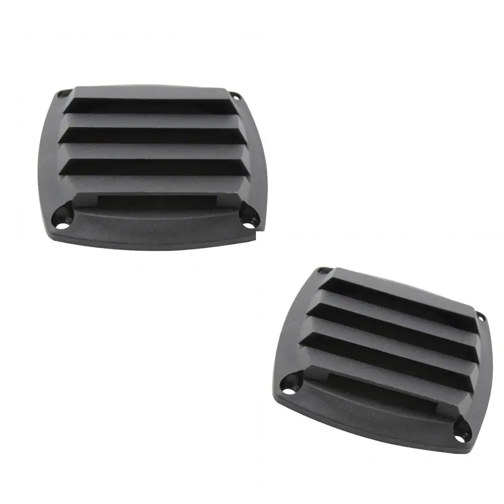 2 Pieces Plastic Louvered Vents Marine 3-1/4'' Hose Boat Hull Air Vent