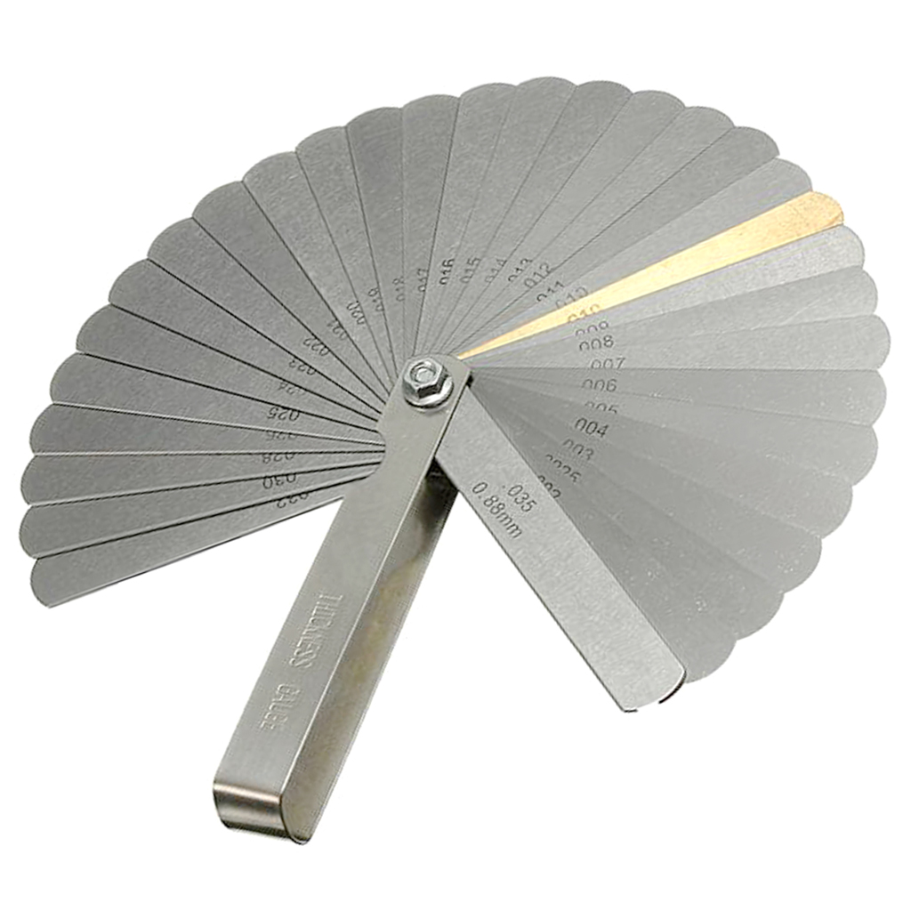 32 Blade Feeler Gauge Set &Metric Guitar String Height Luthier Tool 32 Blade Feeler Gauge Set &Metric Guitar String Height Luthier Tool