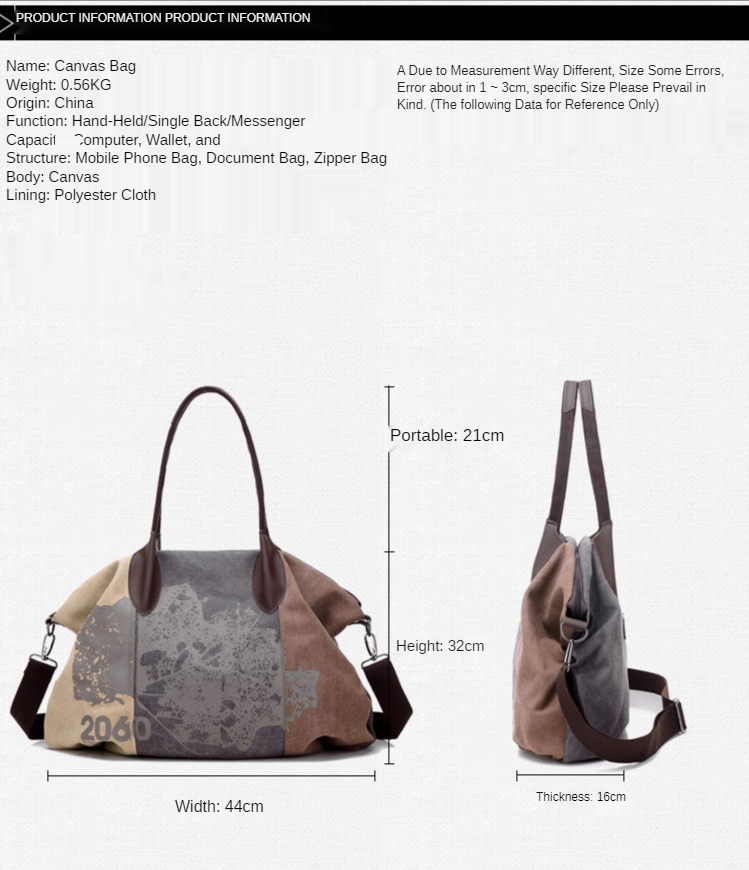 Womens Large Capacity Bags
