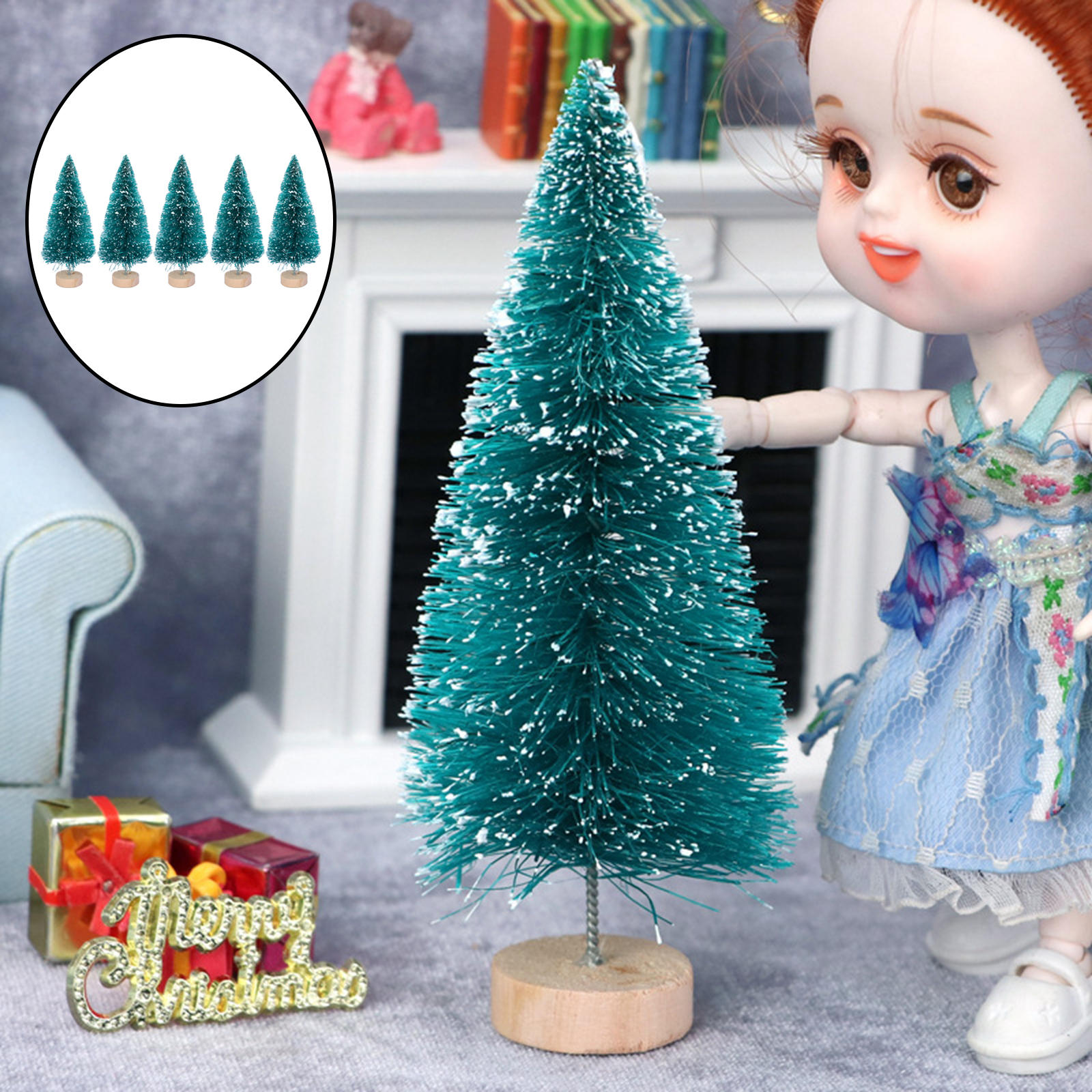 5/Set 1:12 Dollhouse Mini PVC CHRISTMAS Tree Cedar Room Xmas Holiday Decor DIY Life Scene Crafts Projects Toys 5/Set 1:12 Dollhouse Mini PVC CHRISTMAS Tree Cedar Room Xmas Holiday Decor DIY Life Scene Crafts Projects Toys