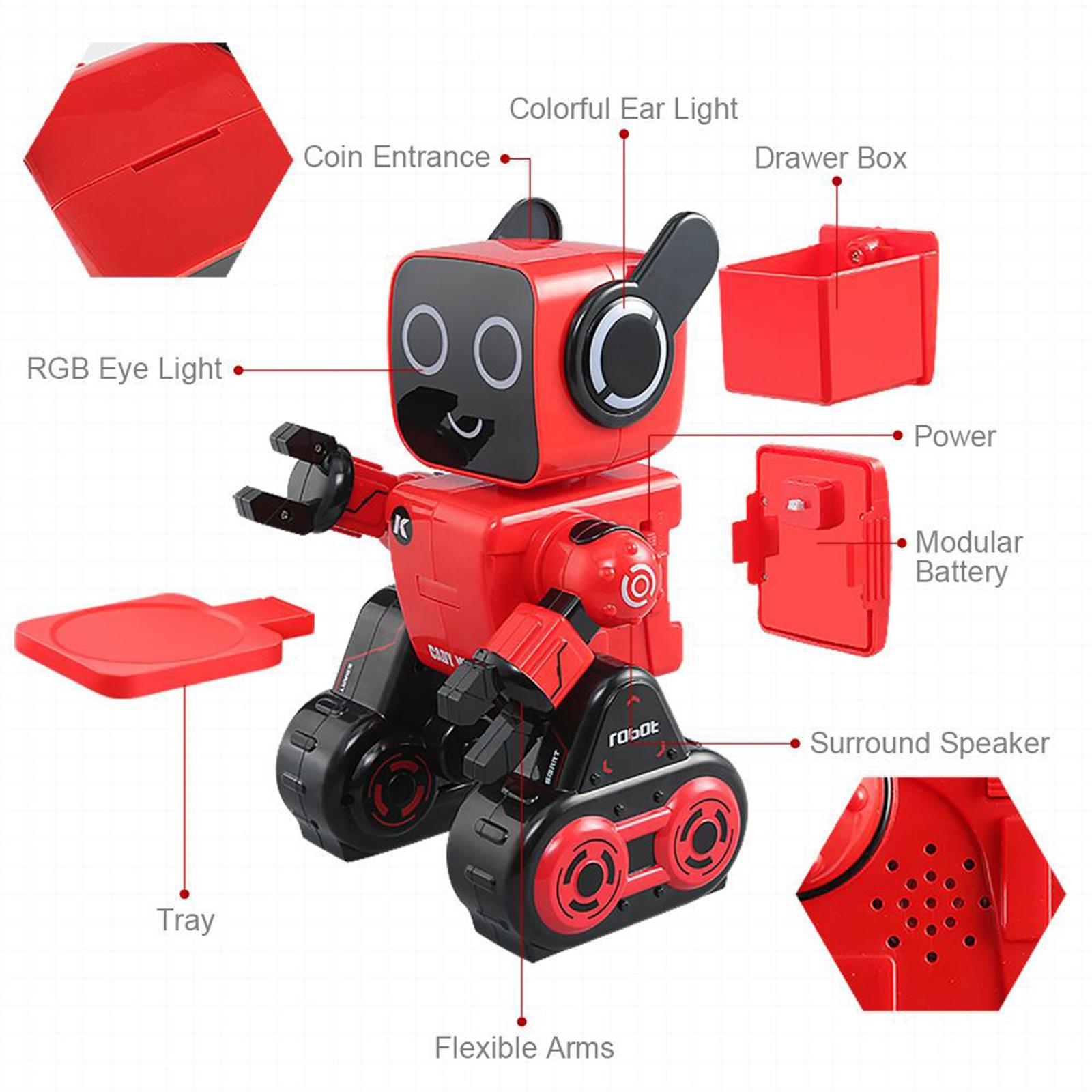 RC Robot Intelligent Action Music Singing LED Eyes Remote Control Interactive Programmable Robot Kids Children Toys RC Robot Intelligent Action Music Singing LED Eyes Remote Control Interactive Programmable Robot Kids Children Toys