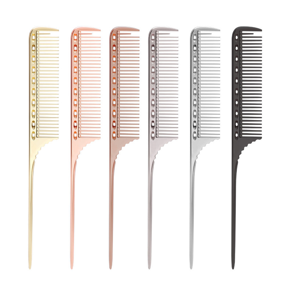 Aluminuml Metal Anti-static Hair Comb Professional Hairdressing Combs Hair Cutting Dying Brush Barber Tools Salon Accessaries 31 S12126e0a4f1a48bc82c287b327a0a17cg