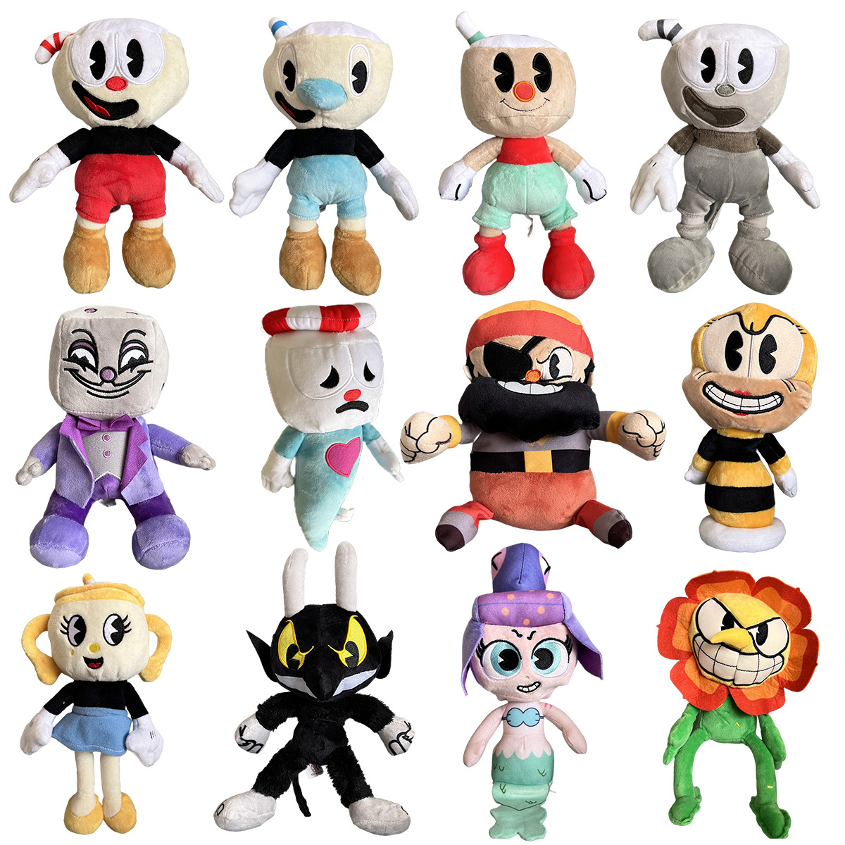 Cheap Good Goods Cuphead Mugman Series Stuffed Plush Doll Toy