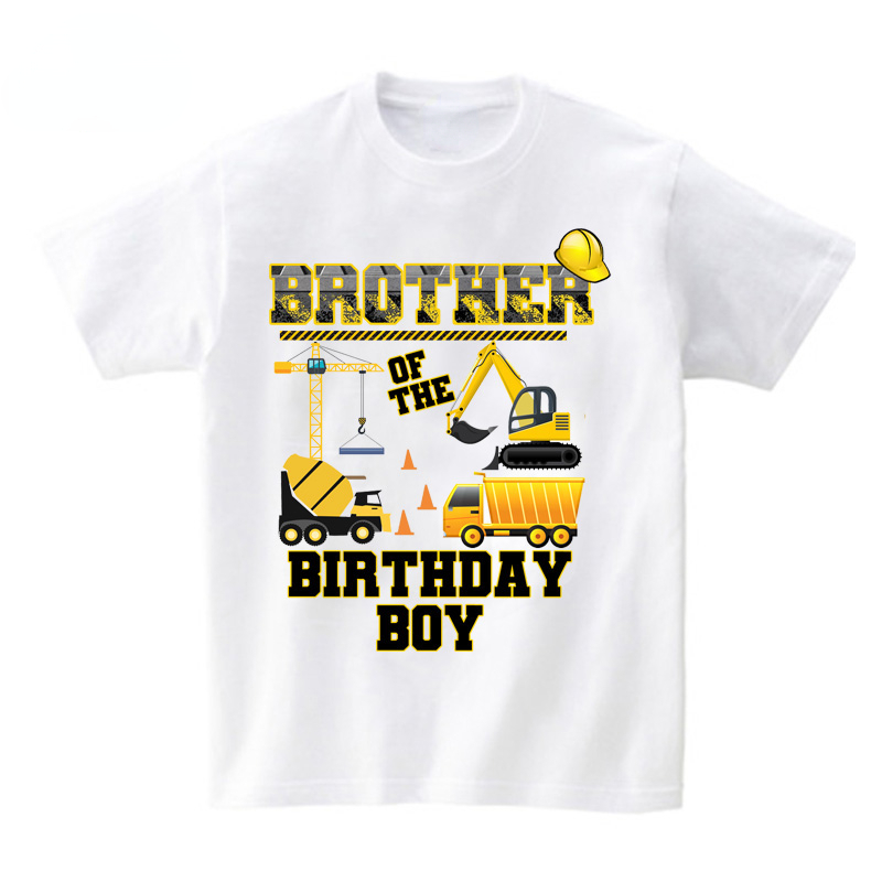 Machinery Truck Birthday T Shirt Family Matching Clothes Kids Boy Shirt Party Girls TShirt Clothing Children Outfit Custom Name Machinery Truck Birthday T Shirt Family Matching Clothes Kids Boy Shirt Party Girls TShirt Clothing Children Outfit Custom Name