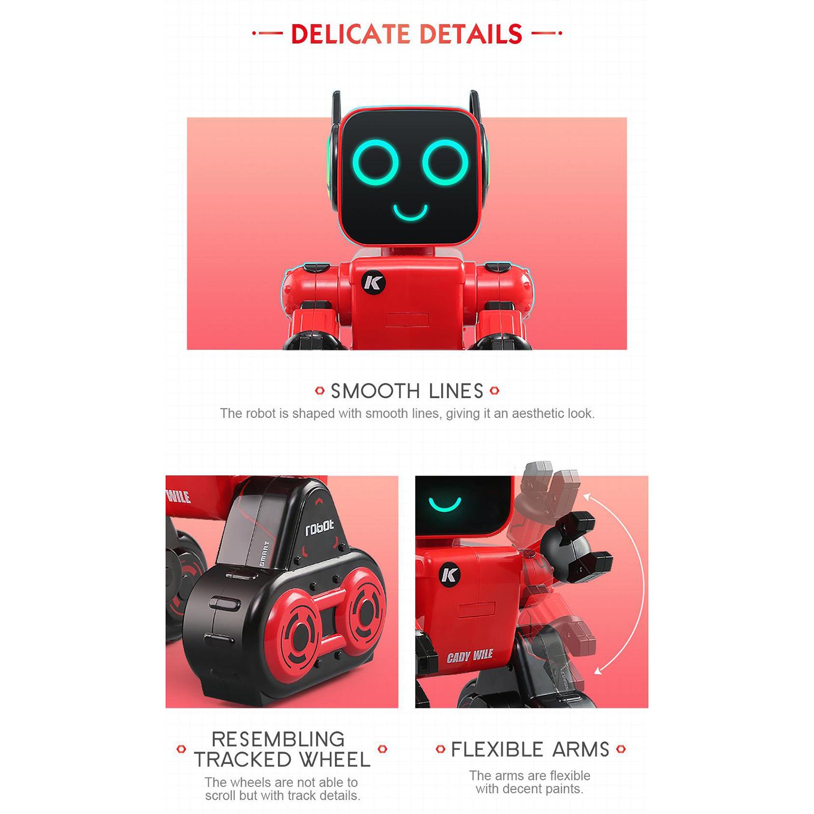 RC Robot Intelligent Action Music Singing LED Eyes Remote Control Interactive Programmable Robot Kids Children Toys RC Robot Intelligent Action Music Singing LED Eyes Remote Control Interactive Programmable Robot Kids Children Toys