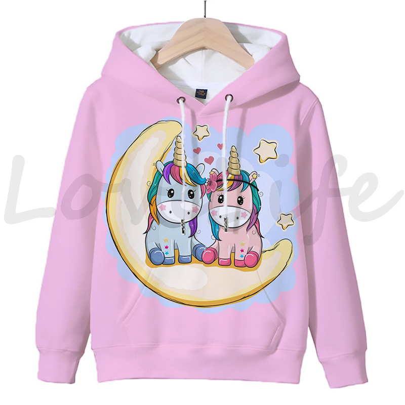 Unicorn 3D Printed Hoodies For Kids Unicorn 3D Printed Hoodies For Kids