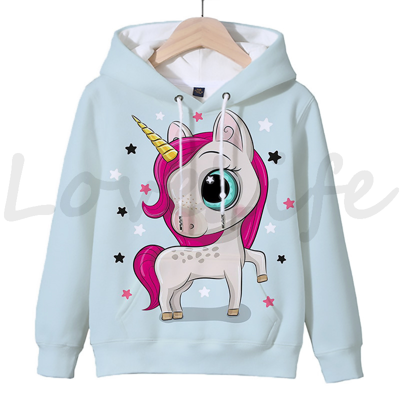 Unicorn 3D Printed Hoodies For Kids Unicorn 3D Printed Hoodies For Kids