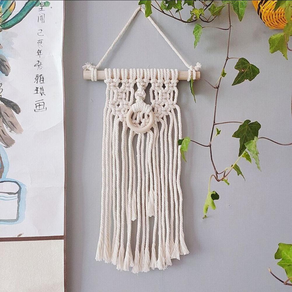 Handmade Boho Macrame Wall Tapestry - Woven Home Decor 7 S36a672e5bc574ba68d443233f862d2a46