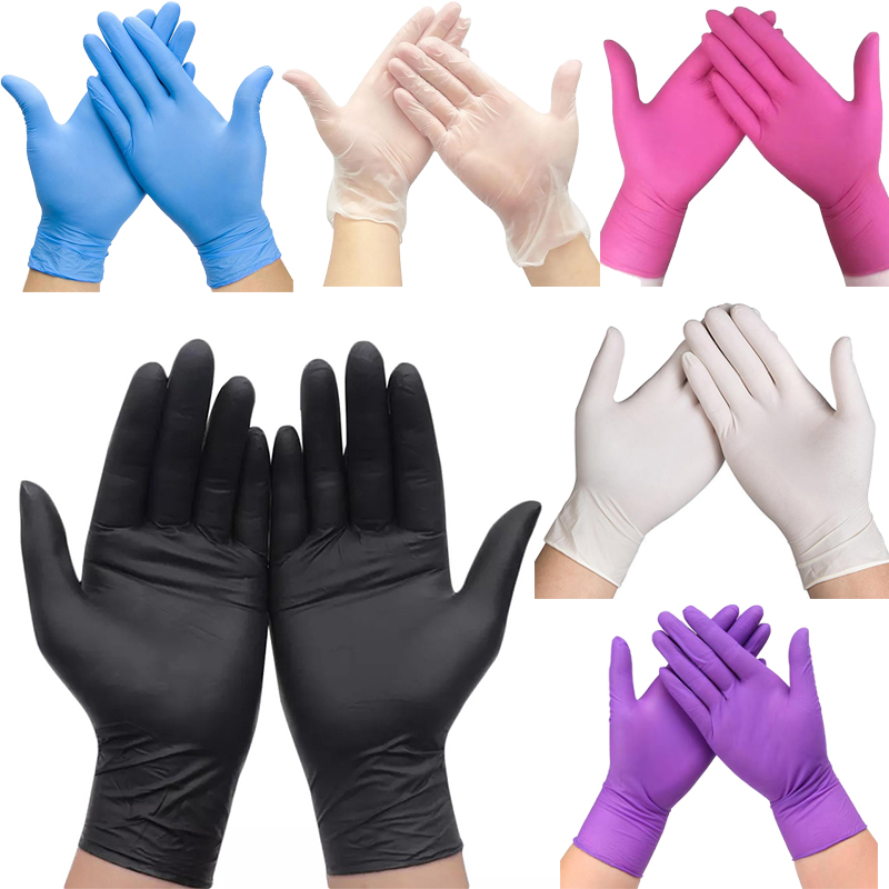 Gant ménage vaisselle Gants noirs en latex pour la cuisine les livres