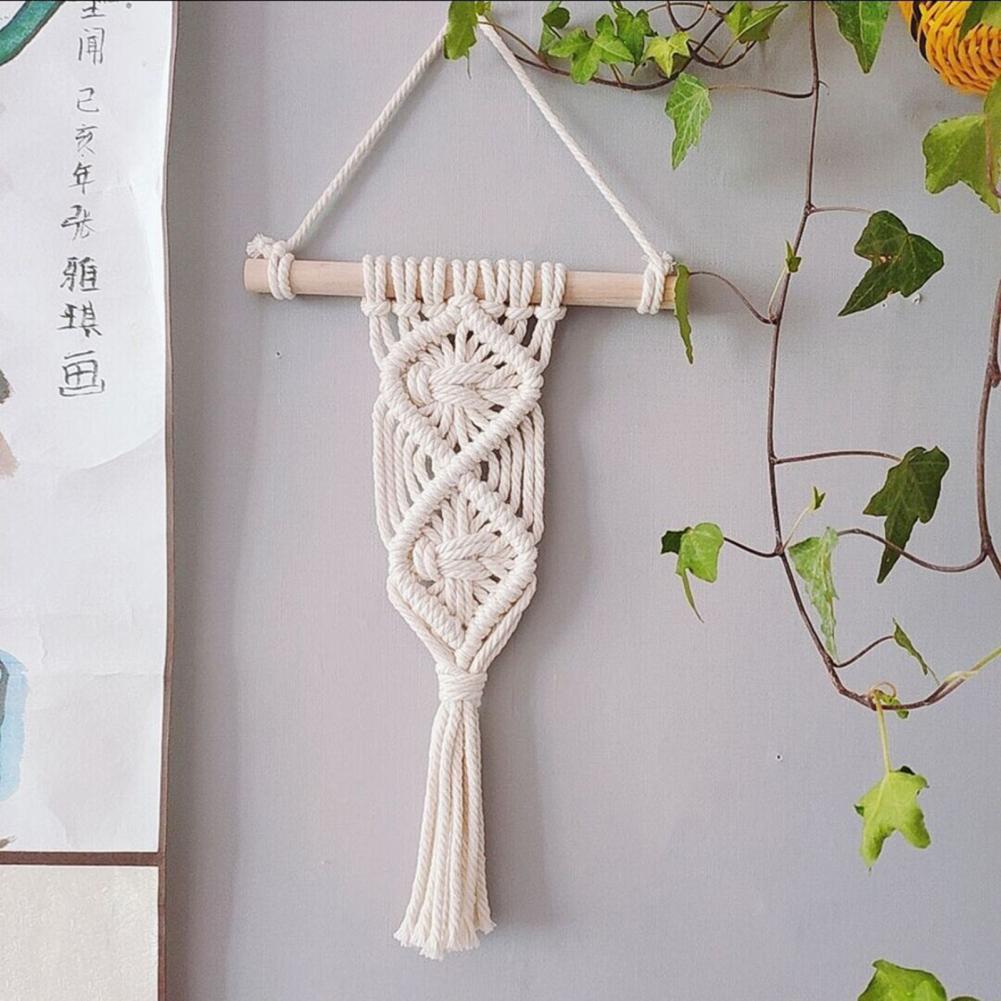 Handmade Boho Macrame Wall Tapestry - Woven Home Decor 5 S4b000bd62d2348f68494c28d2dee43bbk