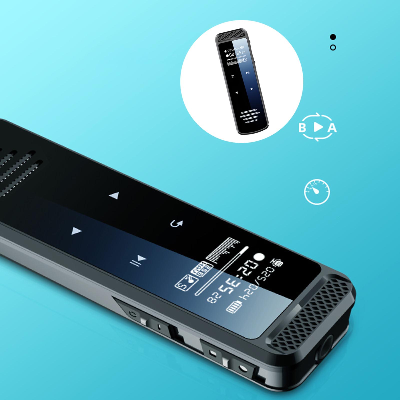 Digital Voice Recorder MP3 Player Voice Activated Recording Dictation Machine Dictaphone for Lecture Meetings Language Learning Digital Voice Recorder MP3 Player Voice Activated Recording Dictation Machine Dictaphone for Lecture Meetings Language Learning