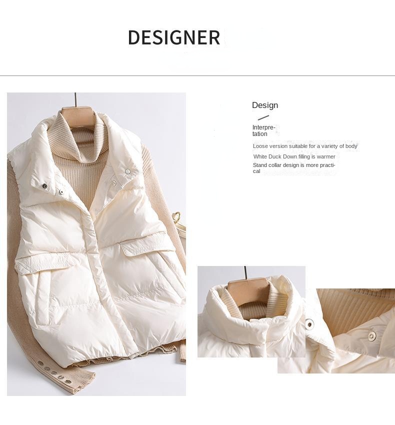 Autumn Winter Ultra Light Thin Duck Down Jacket Women Quilted Short Warm Basic Vest Casual Pocket Waistcoat Female Coat 2 Mallzona S5d4e8605544e49ceba1138335f8a070cN Autumn Winter Ultra Light Thin Duck Down Jacket Women Quilted Short Warm Basic Vest Casual Pocket Waistcoat Female Coat Mallzona