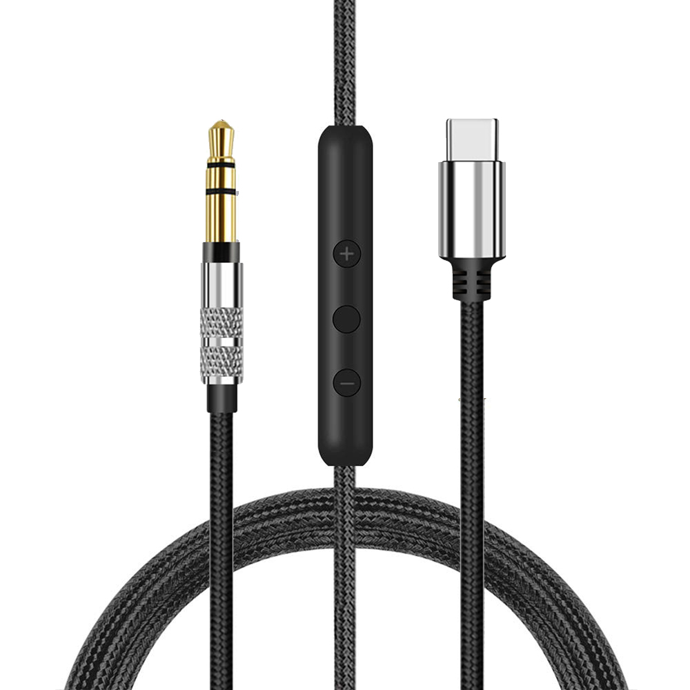 Nylon Braided OFC Aux USB Type C Cable Extension Cord for Sony MDR-10RBT MDR-10RNC MDR-10R MDR-1R MDR-1RMK2 MDR-1AM2 Headphones Nylon Braided OFC Aux USB Type C Cable Extension Cord for Sony MDR-10RBT MDR-10RNC MDR-10R MDR-1R MDR-1RMK2 MDR-1AM2 Headphones