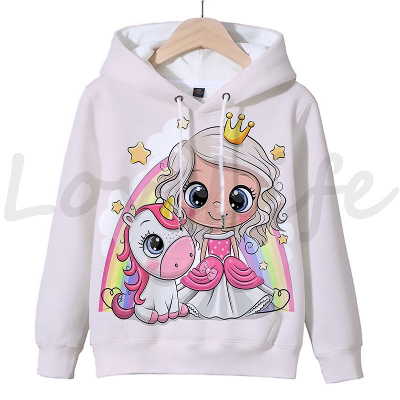 Unicorn 3D Printed Hoodies For Kids Unicorn 3D Printed Hoodies For Kids