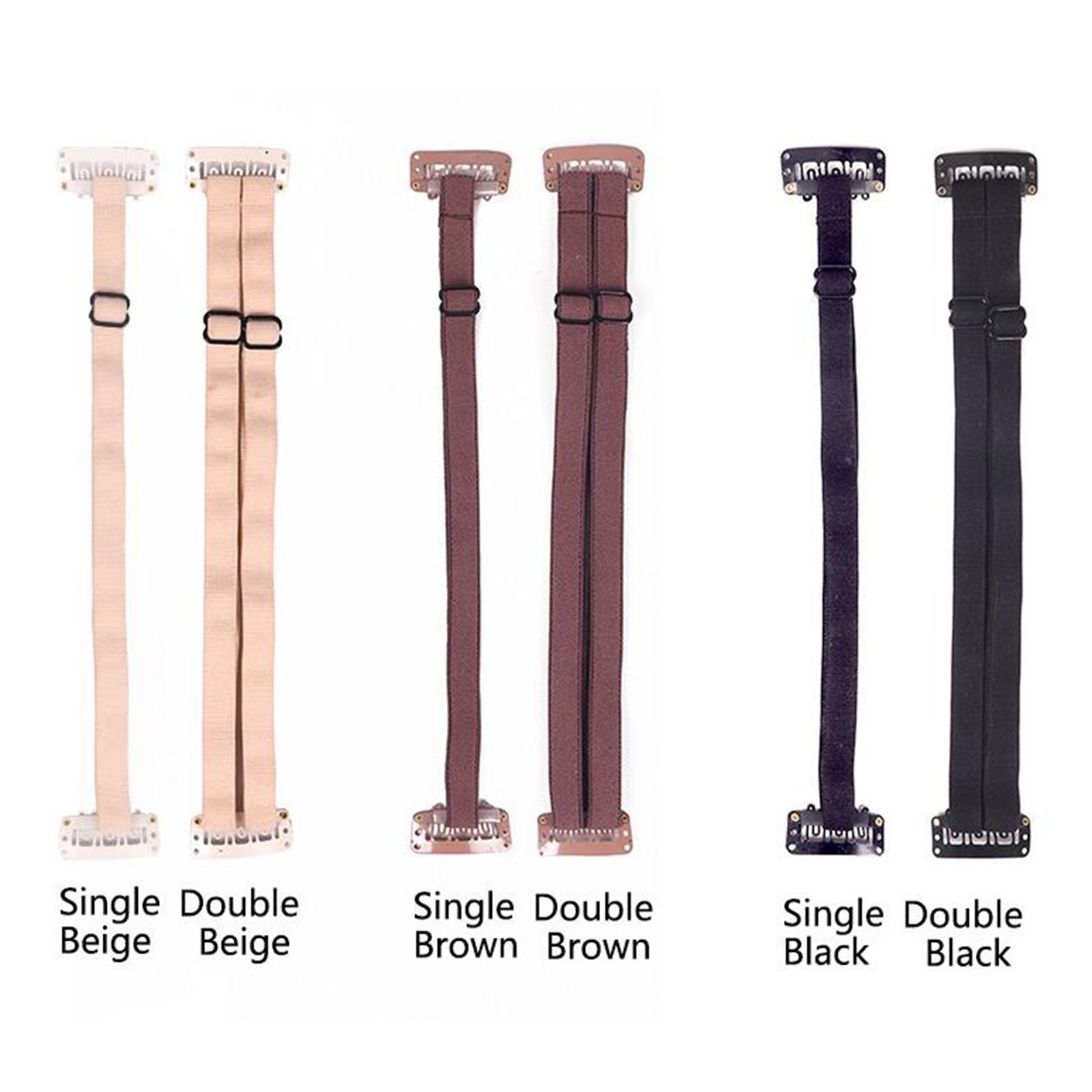 Nylon Stretching Straps for Lift Eyes And Eyebrows Bb Clip Elastic Band Adjustable Rubber For Hair Anti-Wrinkle Face Tapes