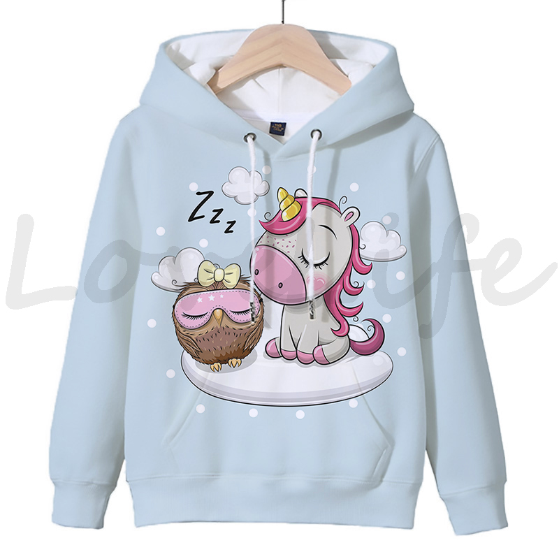 Unicorn 3D Printed Hoodies For Kids Unicorn 3D Printed Hoodies For Kids