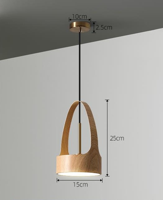 Minimalist Wood Metal Pendant Light Minimalist Wood Metal Pendant Light
