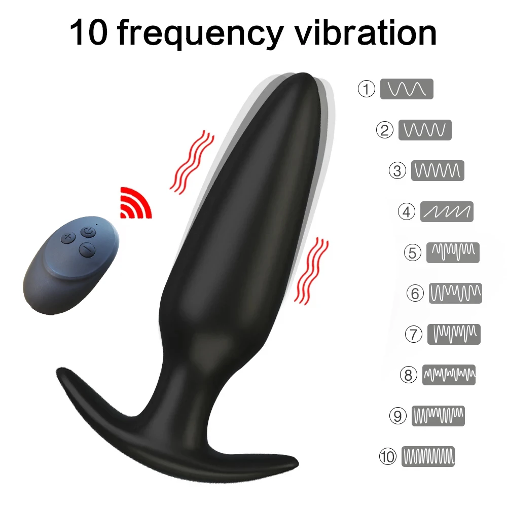 Tanio Wibracyjny korek analny Dildo wibrator dla mężczyzny kobieta bezprzewodowy pilot korki sklep