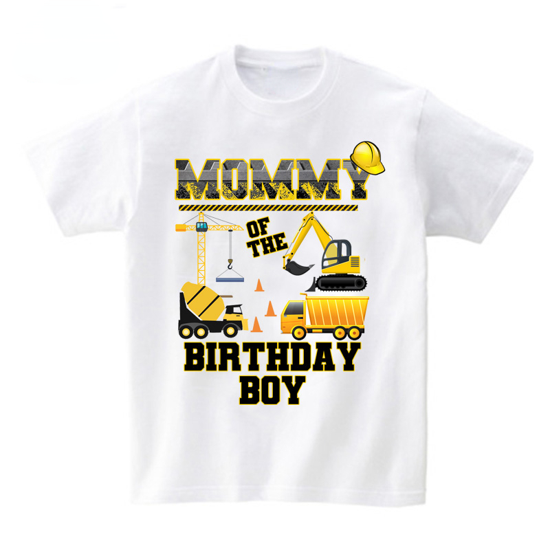Machinery Truck Birthday T Shirt Family Matching Clothes Kids Boy Shirt Party Girls TShirt Clothing Children Outfit Custom Name Machinery Truck Birthday T Shirt Family Matching Clothes Kids Boy Shirt Party Girls TShirt Clothing Children Outfit Custom Name