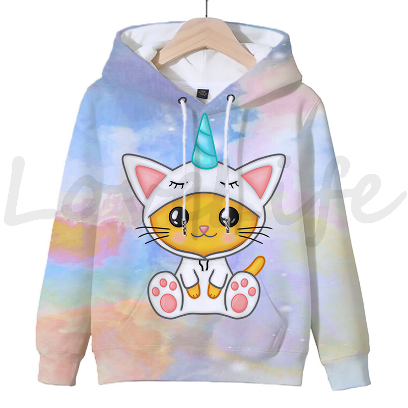 Unicorn 3D Printed Hoodies For Kids Unicorn 3D Printed Hoodies For Kids