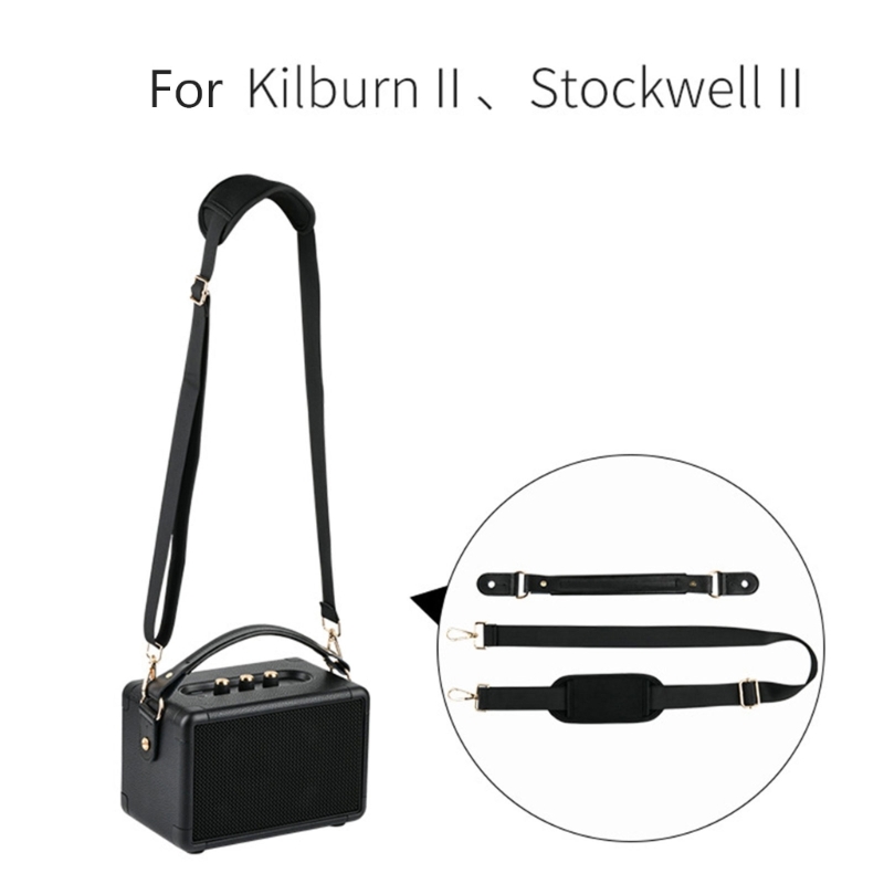 Portable Shoulder Strap for Marshall Kilburn II/Stockwell II Speakers Convenient and Durable Adjustable Nylon Shoulder Strap Portable Shoulder Strap for Marshall Kilburn II/Stockwell II Speakers Convenient and Durable Adjustable Nylon Shoulder Strap