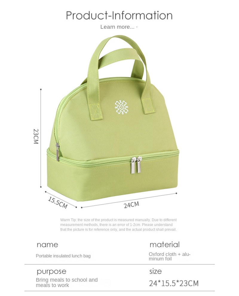 Kids Portable Warm Bag Pack Lunch Box Insulation Package Insulated Thermal Food Picnic Pouch for Boys Girls Kids Simple Handbag 9 Sb5927b7d567f4fc3889166d60c01b977w