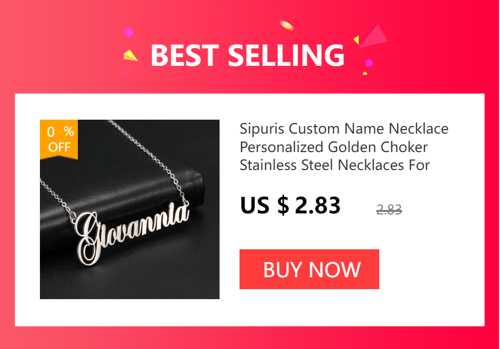 Sipuris Custom Name Necklace Personalized Golden Choker Stainless Steel Necklace For Women Man Customized Jewelry Weddings Gifts Sd690db4a2ea64762ab9ecc5e548f7d6cY