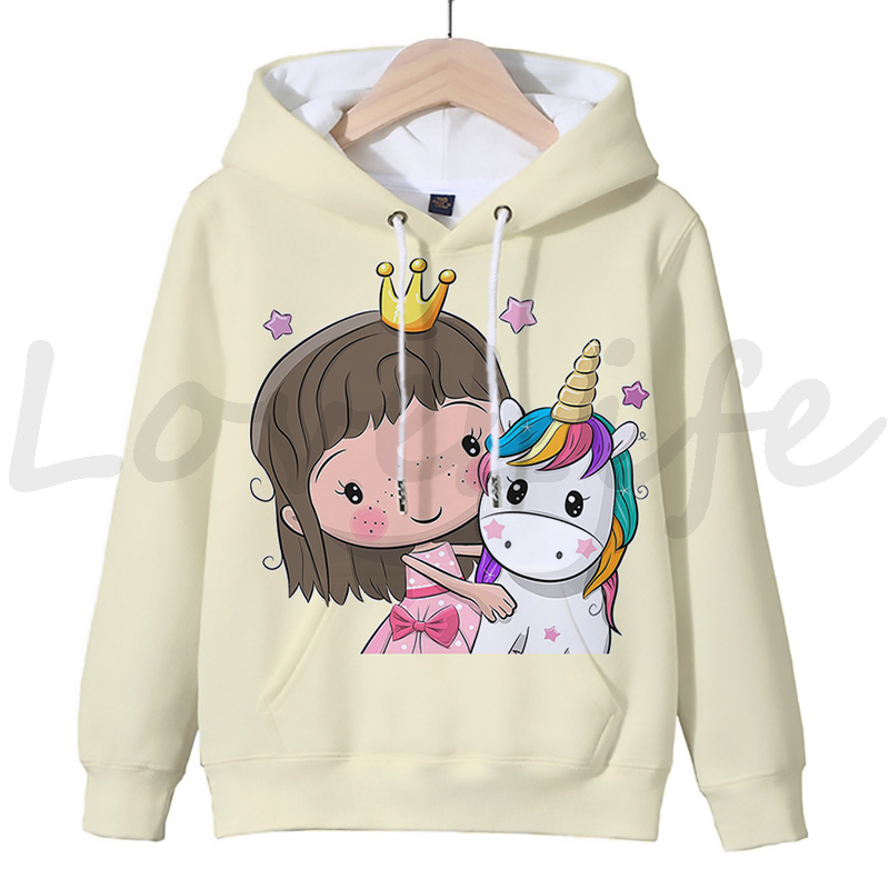 Unicorn 3D Printed Hoodies For Kids Unicorn 3D Printed Hoodies For Kids