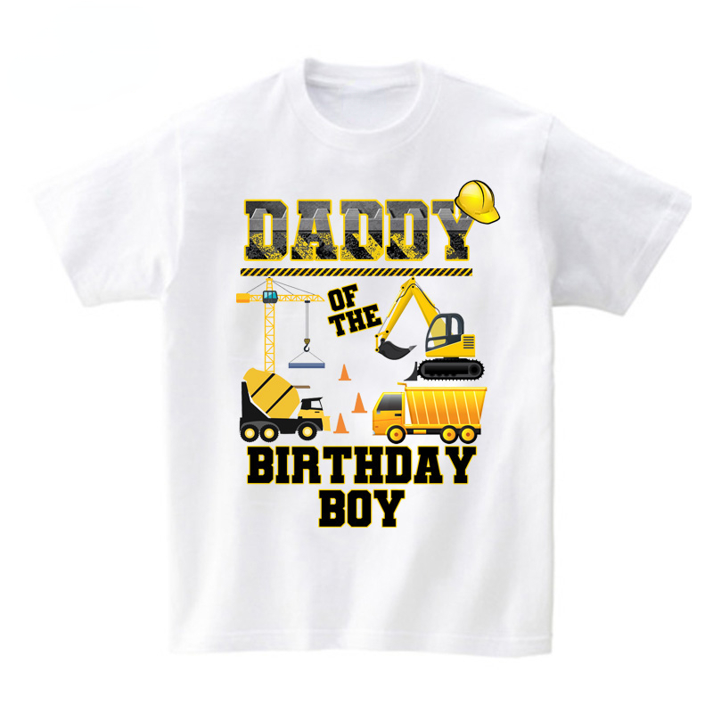 Machinery Truck Birthday T Shirt Family Matching Clothes Kids Boy Shirt Party Girls TShirt Clothing Children Outfit Custom Name Machinery Truck Birthday T Shirt Family Matching Clothes Kids Boy Shirt Party Girls TShirt Clothing Children Outfit Custom Name