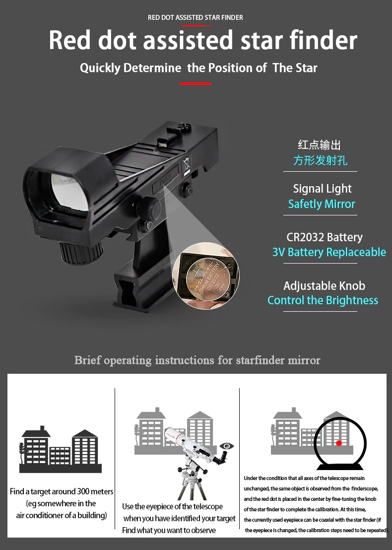 Maxvision Profession Eq Mm Refractor Telescopio Astron Mico