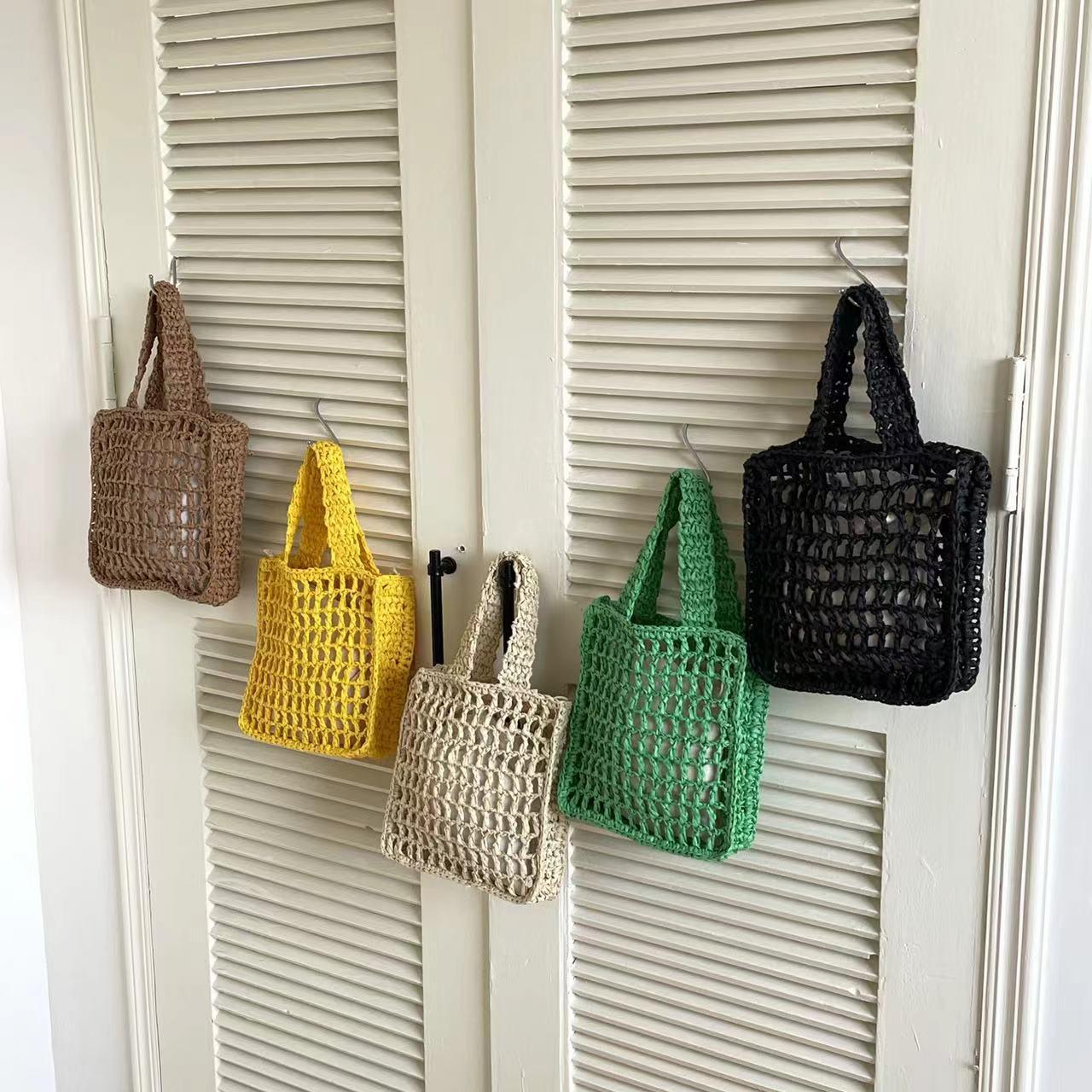 Handwoven Raffia Beach Bag with Tassels - Summer Crossbody Clutch 1 Sf346c2b8e2344f8b9cfe29475a2f95712