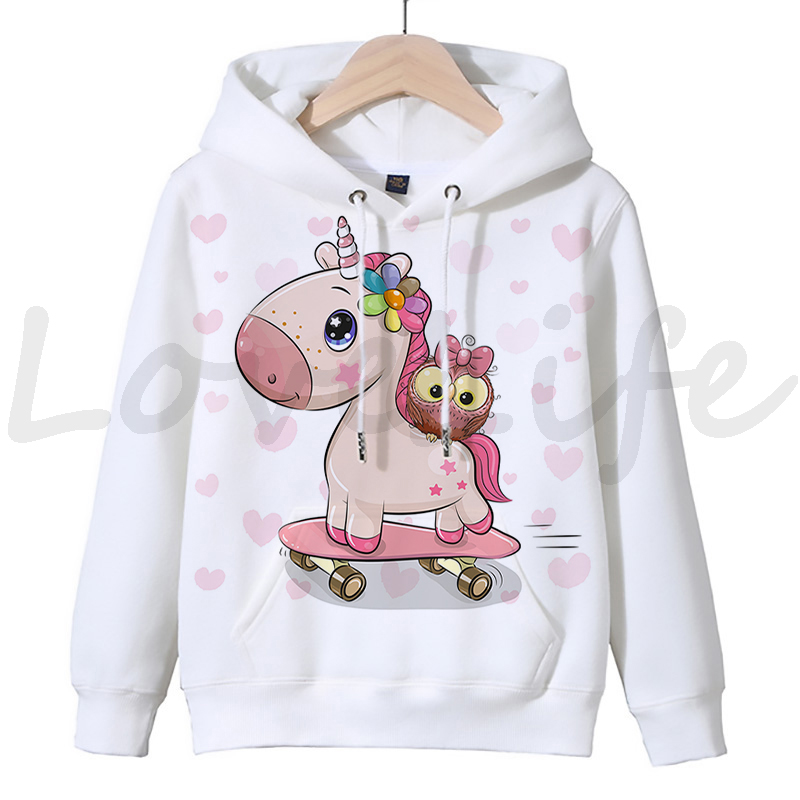 Unicorn 3D Printed Hoodies For Kids Unicorn 3D Printed Hoodies For Kids