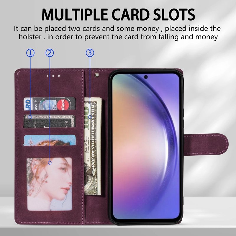 Wallet Card Framework Magnetic Flip Leather Case For Samsung Galaxy A03 A04s A12 A13 A14 A23 A31 A32 A33 A34 A51 A52 A53 A54 A71 Wallet Card Framework Magnetic Flip Leather Case For Samsung Galaxy A03 A04s A12 A13 A14 A23 A31 A32 A33 A34 A51 A52 A53 A54 A71