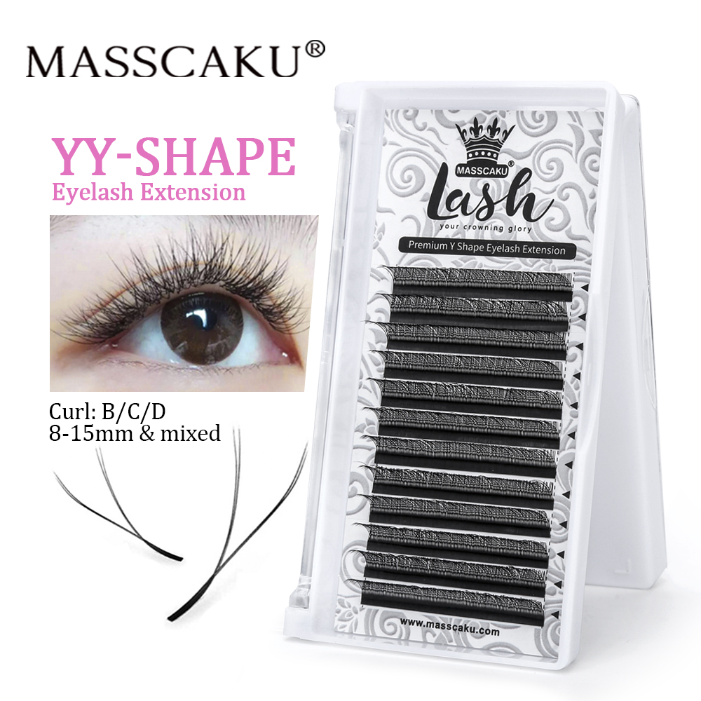 Best of Hot Selling Masscaku YY Shape Eyelash Extensions Premade Volume Fans Natural Soft Lashes W Style Comfortable False Eyelashes Reviews & Tips