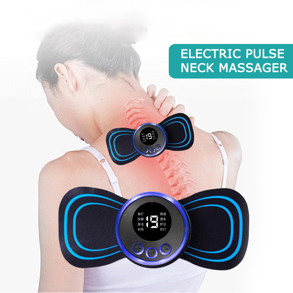 Best of Dropshipping Electric Pulse Neck Massager EMS Cervical Massage Patch Lcd Display Neck Back Muscle Stimulator Tens Relief Pain Reviews & Tips